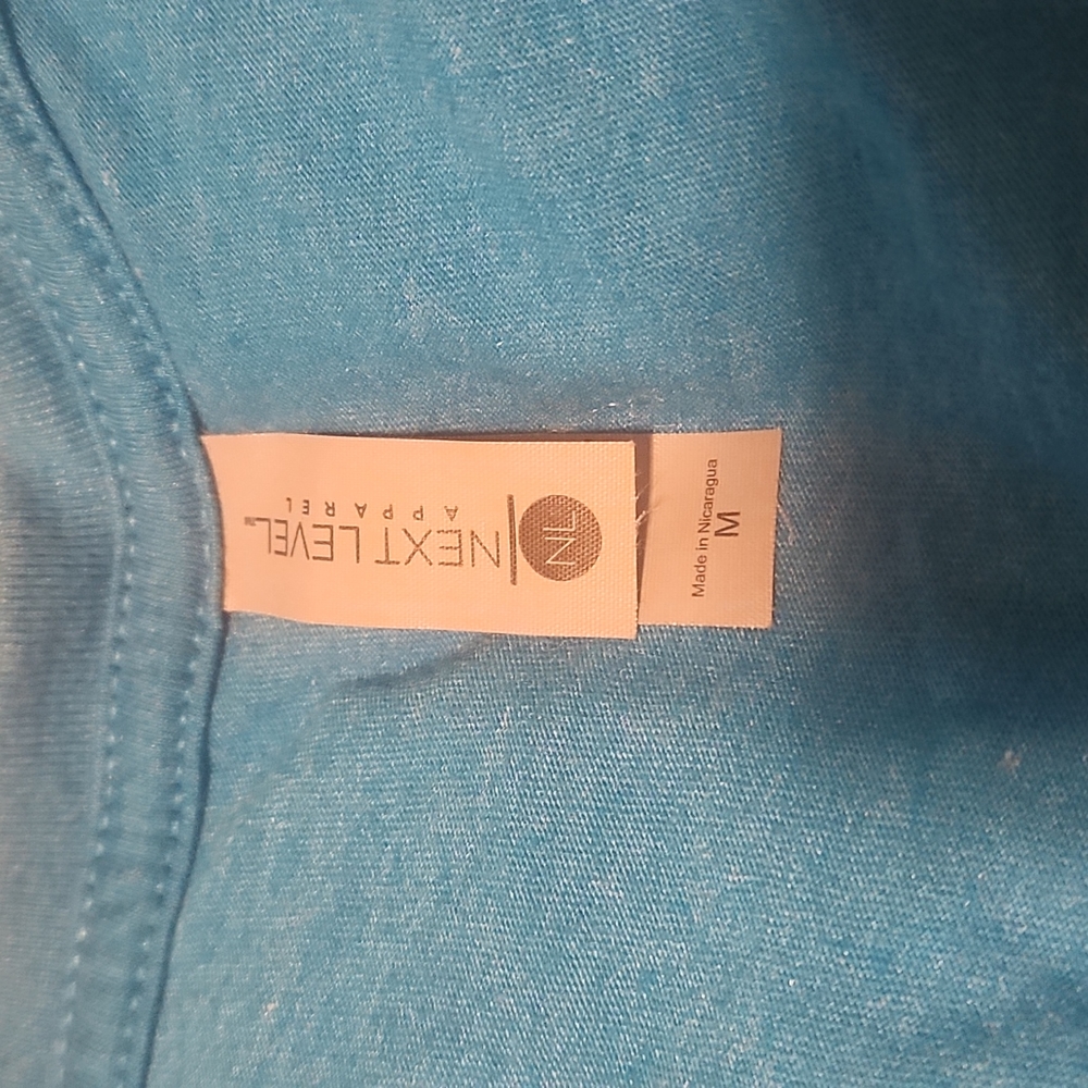 V-neck cotton blend fitted t-shirt - Picture 4 of 5